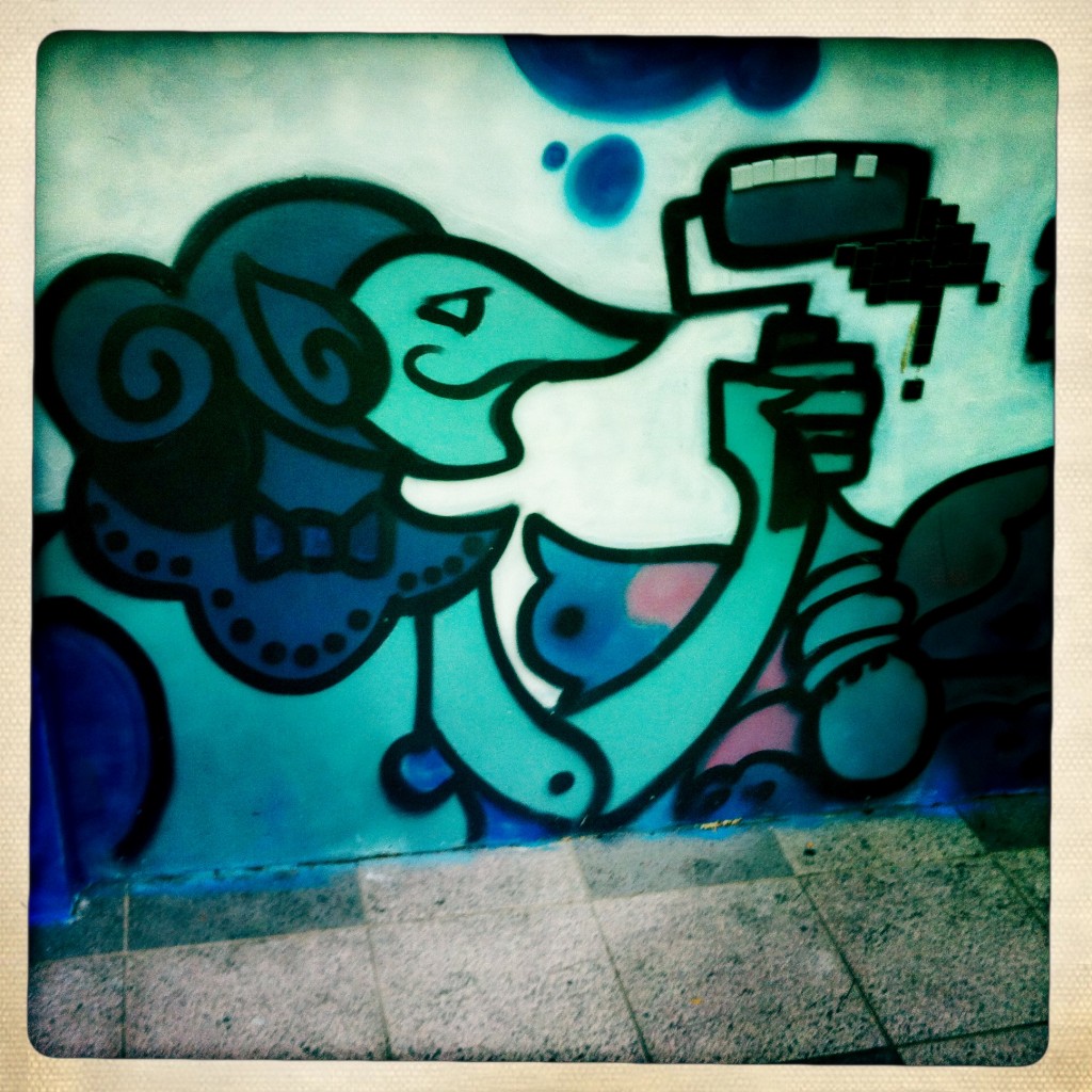 Singapore Graffiti - One Person